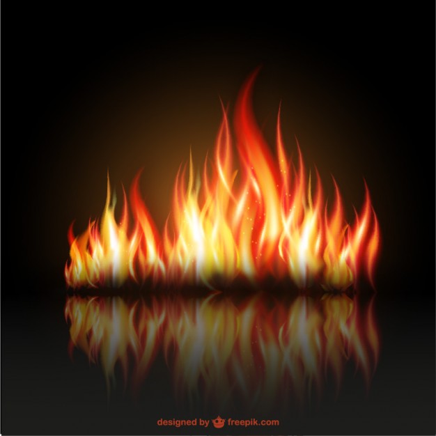 Fire flames illustration  Vector |   Download