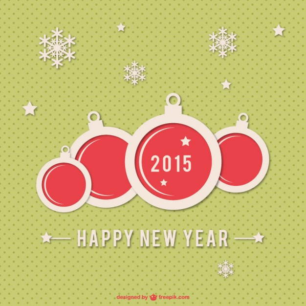 Happy New Year background for 2015  Vector |   Download