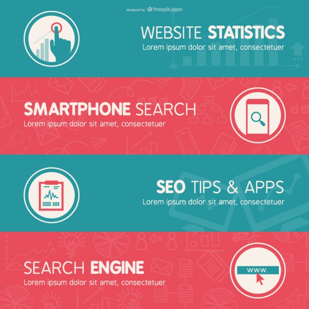 SEO Strategy template  Vector |   Download