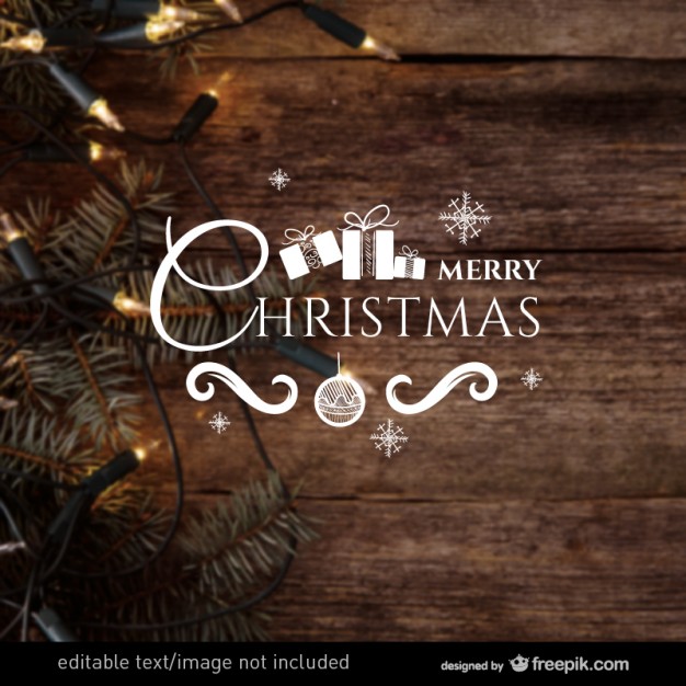Merry Christmas label vector  Vector |   Download