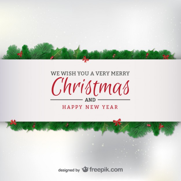 Elegant minimalist Christmas card  Vector |   Download