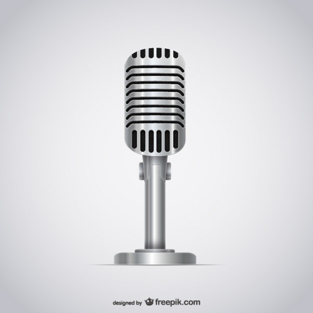 Microphone illustration vector  Vector |   Download