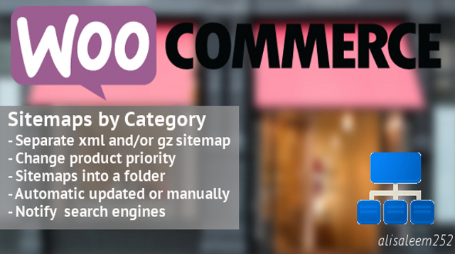 WooCommerce Sitemaps by Categories