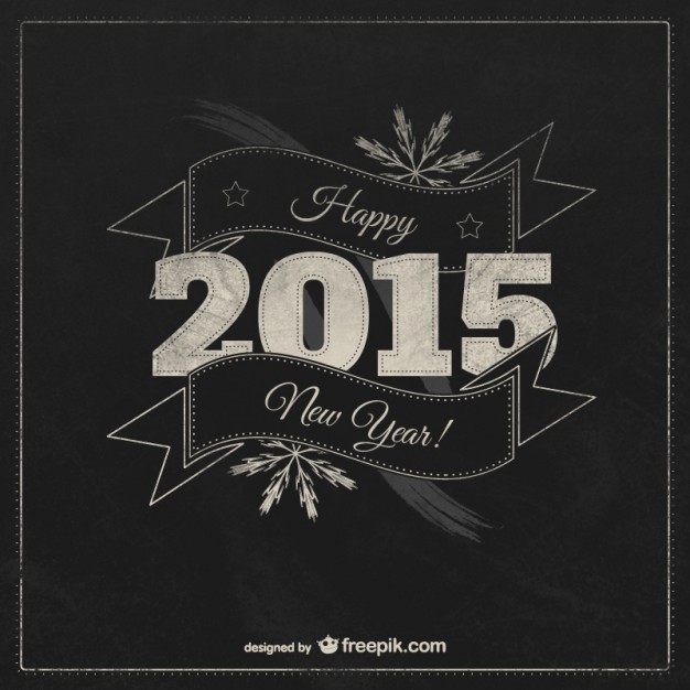 Vintage Happy New Year background  Vector |   Download